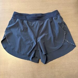 lululemon athletica Black Women's Athletic Shorts with Reflective Dots
